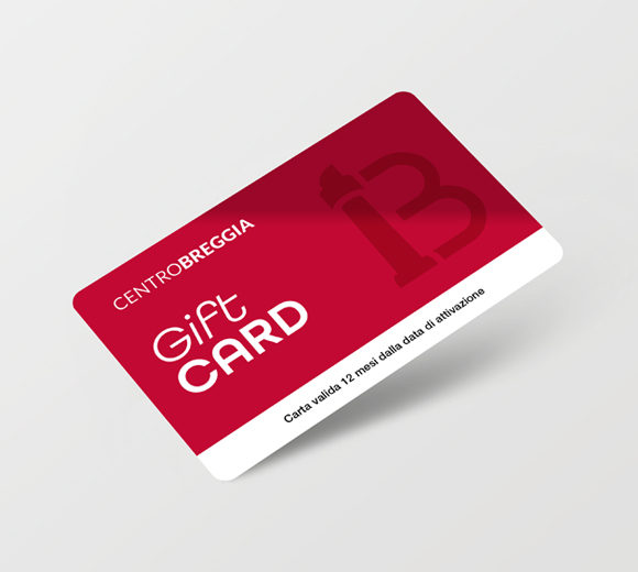 Centro Breggia - Esempio grafica per Gift Card